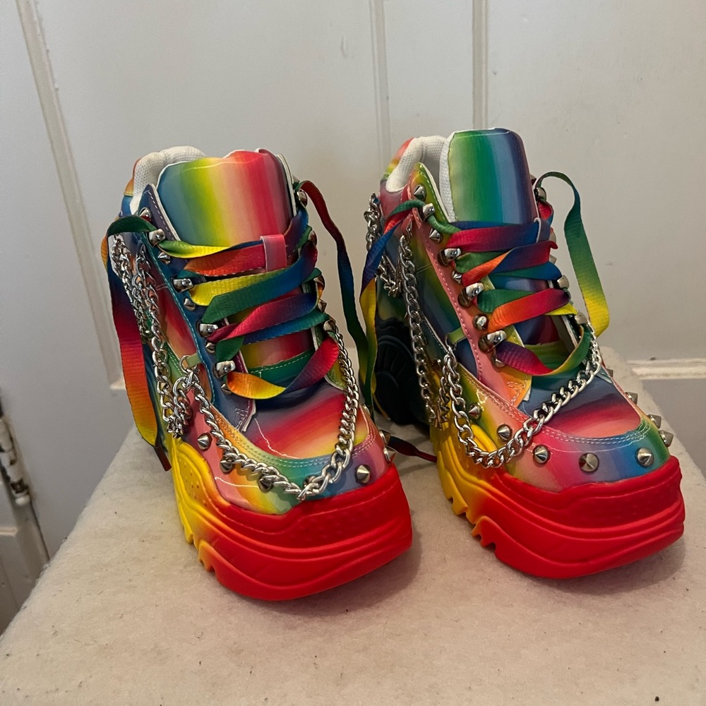 Rainbow 🌈 Candy Sneakers Brand new size 7